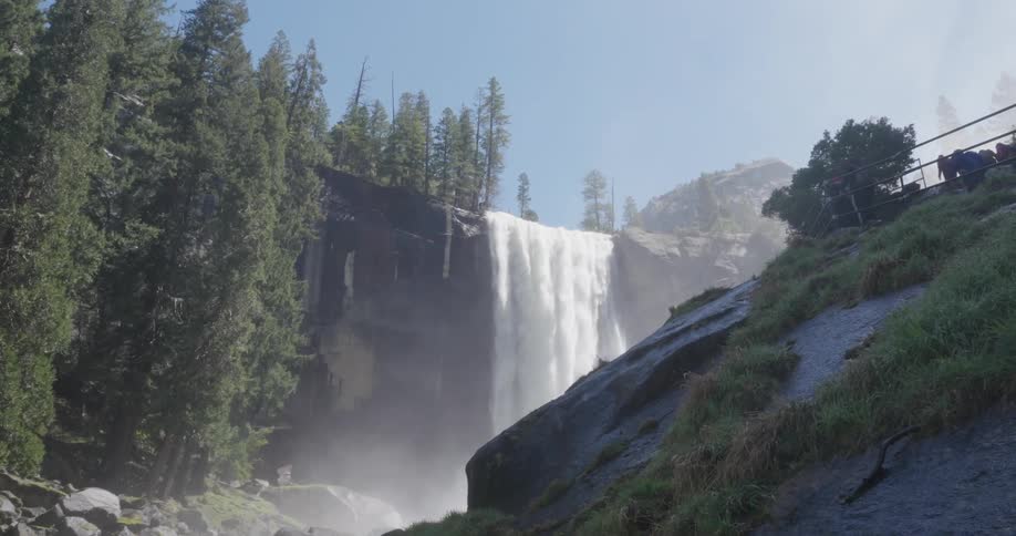 Vernal fall in the yosemite national park