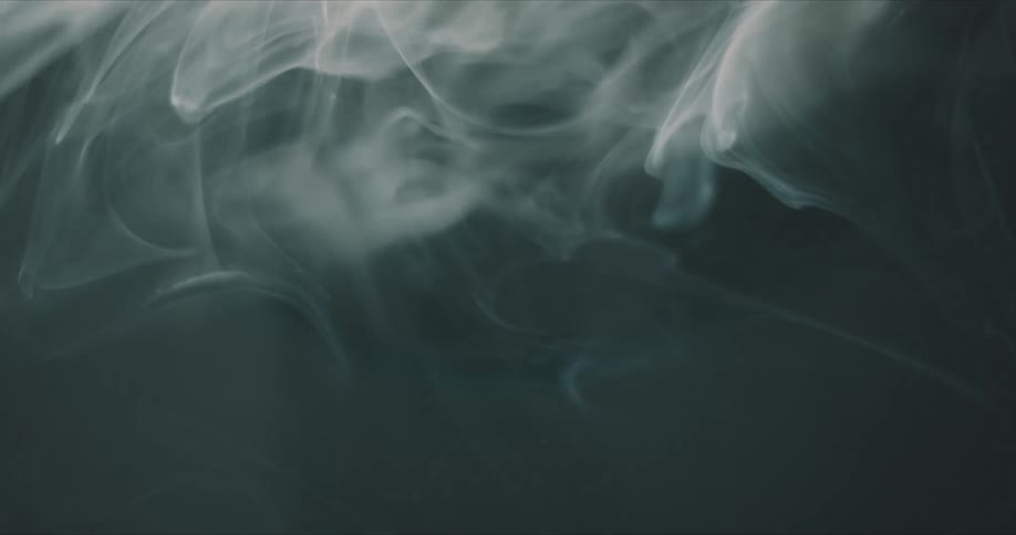 Moving dense smoke and flashing lights