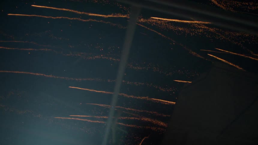 Fireworks in the sky