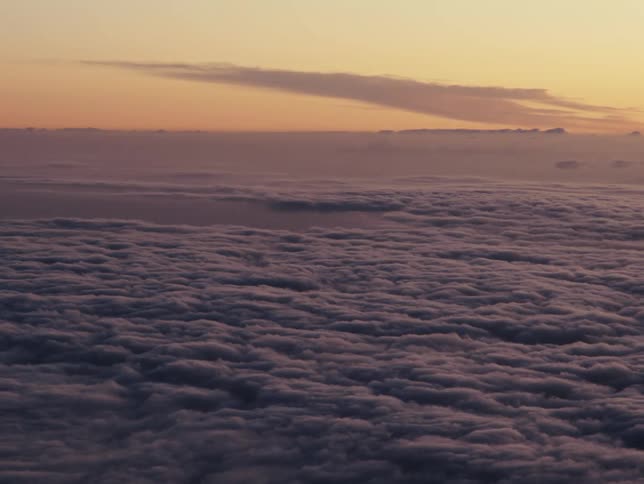 Above the clouds you cant see the ground