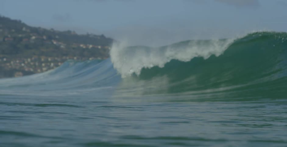 Massive wave in the ocean