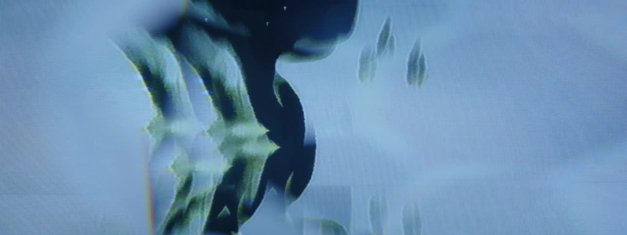 Abstract holographic projection in motion