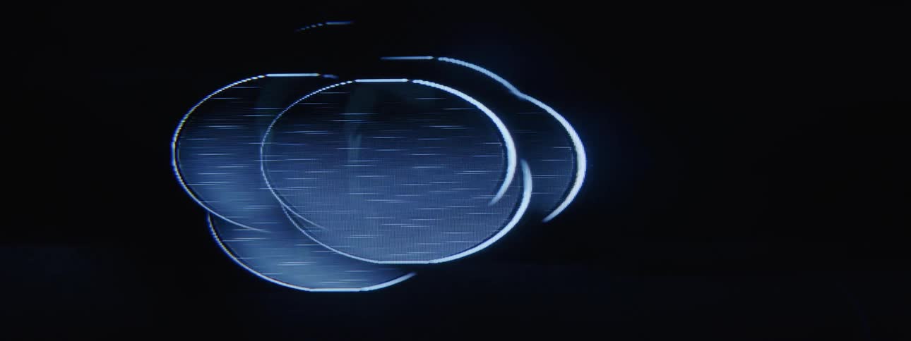 Projection of abstract lights