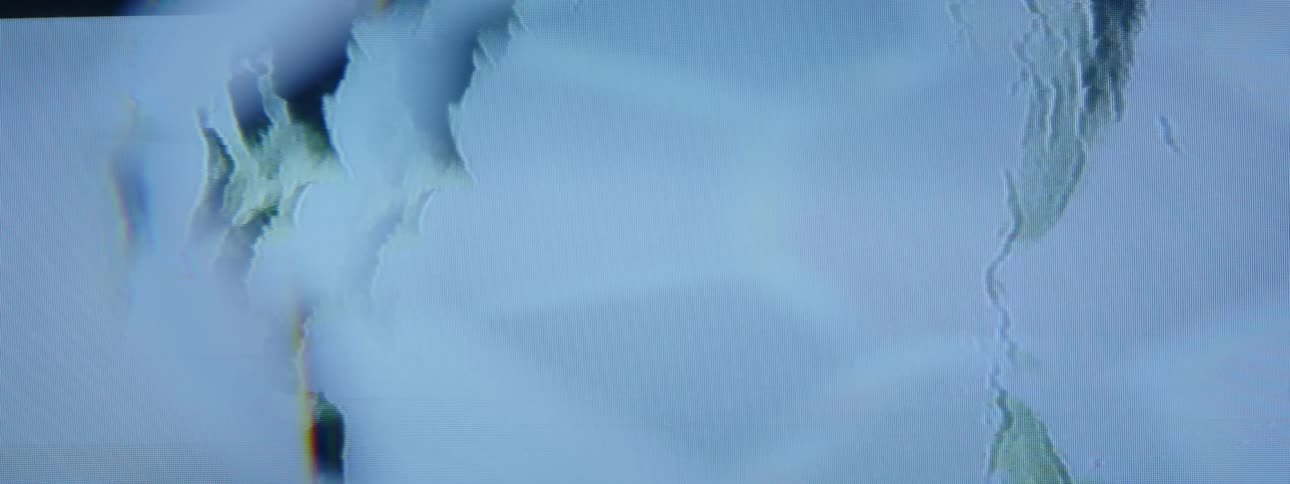 The shapes are swaying back and forth