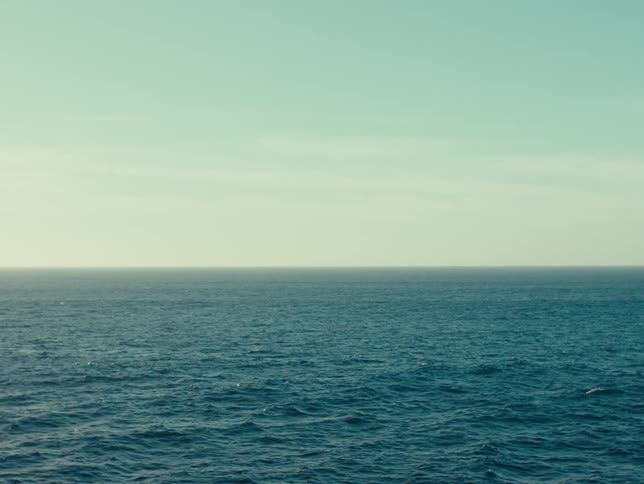 Vast calm blue ocean