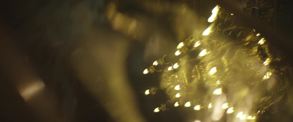Lights shining a night