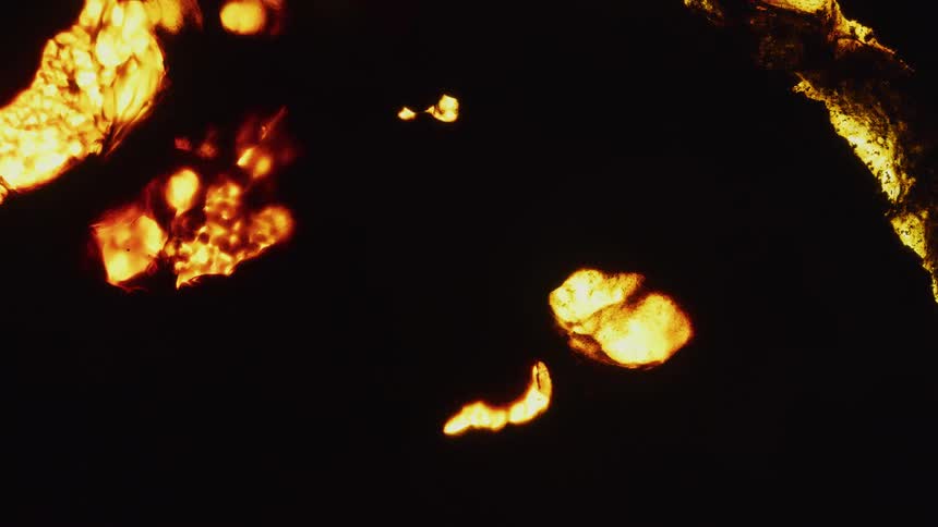 Boiling abstract fire