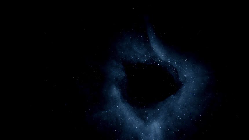 Abstract texture of a black background with a shiny powder