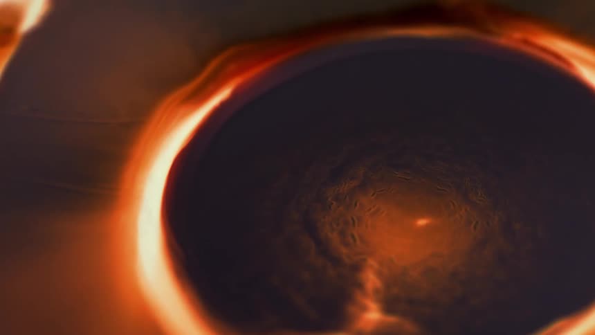 Dense and abstract liquid exploding