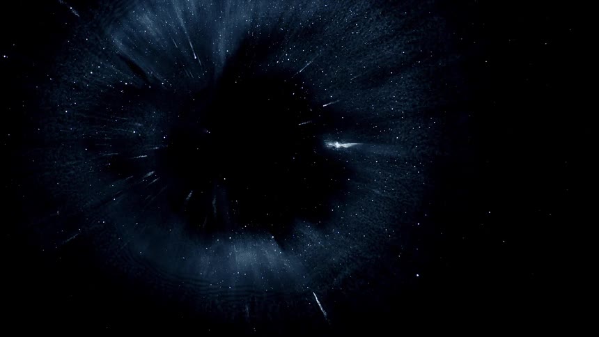A graphic design of a celestial object exploding