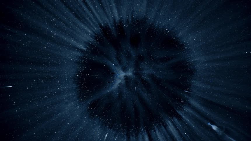 A recreation of a supernova type explosion