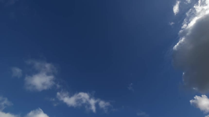 Blue sky with clouds