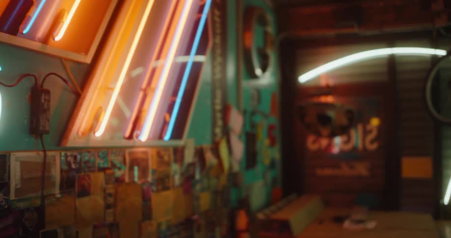 A shop full of neon signs