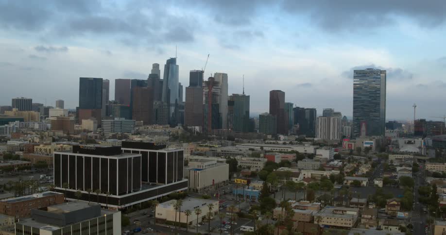 A view of a city skyline