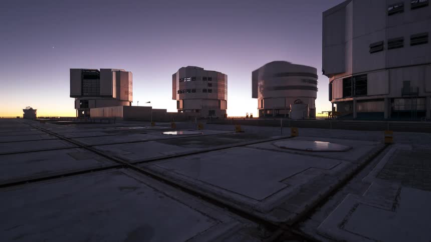 Observatories spring to life after the sun goes down and night falls