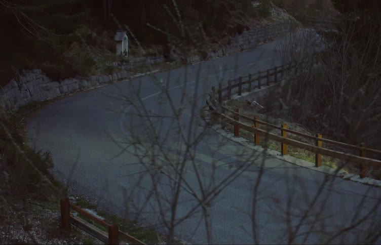 Person is riding their bike on a rural road
