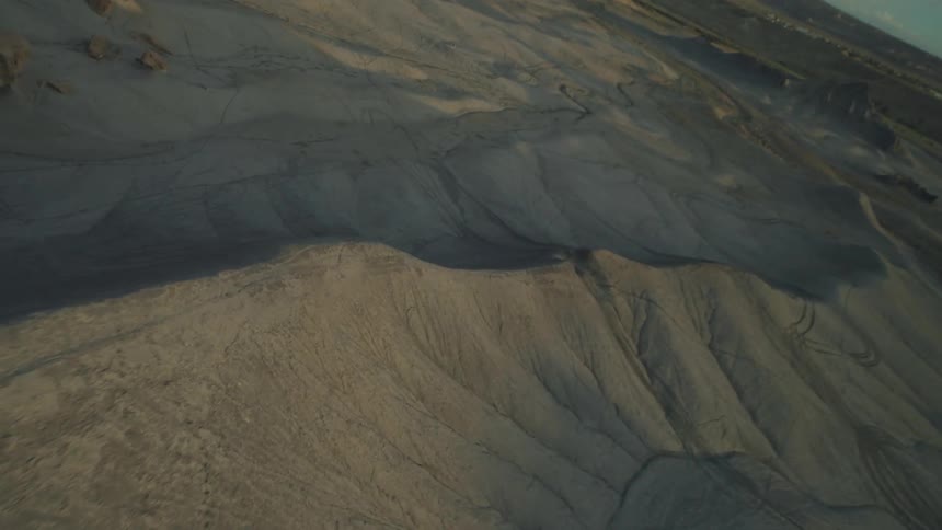 An aerial view of capitol reef national park in utah usa