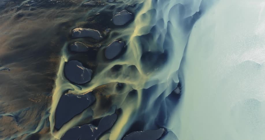 Natural landscape of a coastal ocean