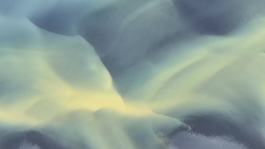 Different colors of water