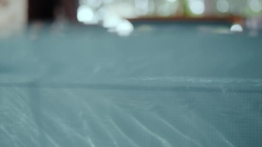 A phone is dropped into the pool