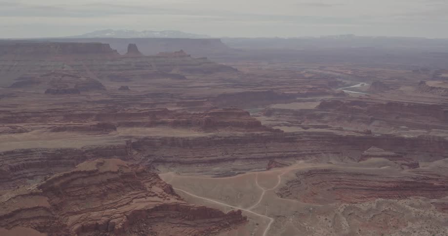 Heavy fog covers the canyon