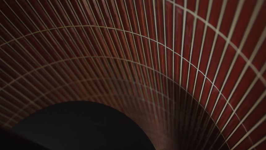 Arch of a red tunnel