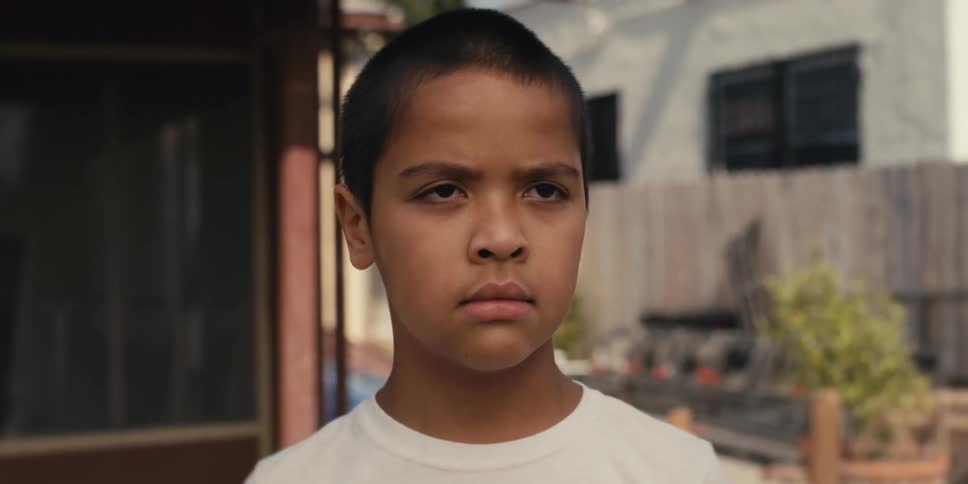 Portrait of a discouraged little boy