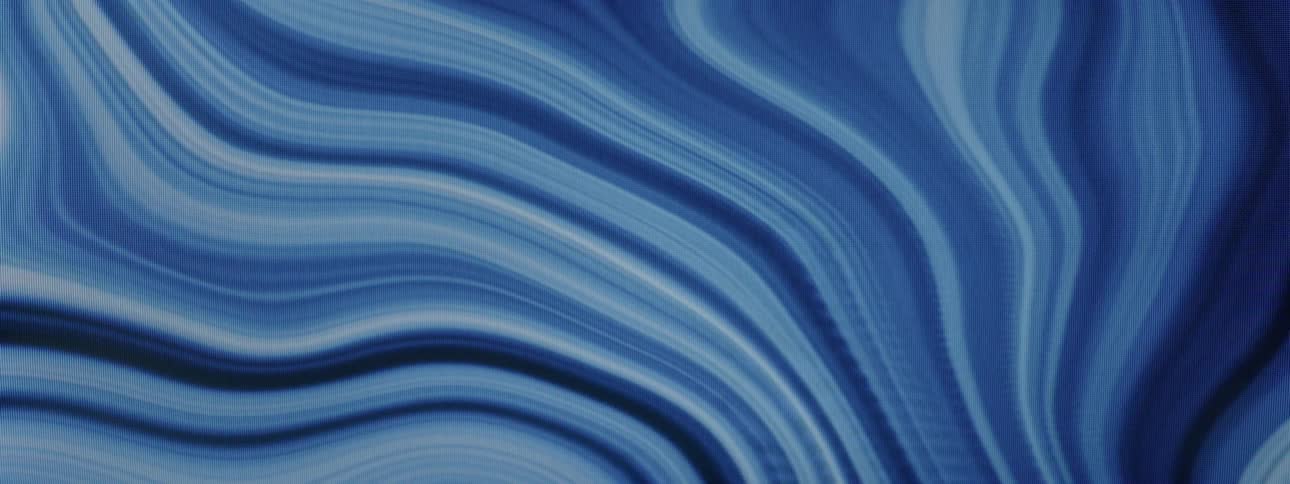 Psychedelic wavy and abstract pattern in blue tones of a liquid flow