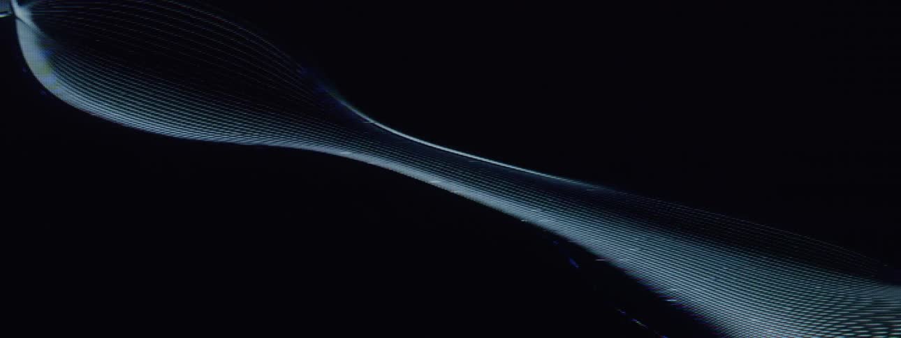 A view of some lights projected on a wall