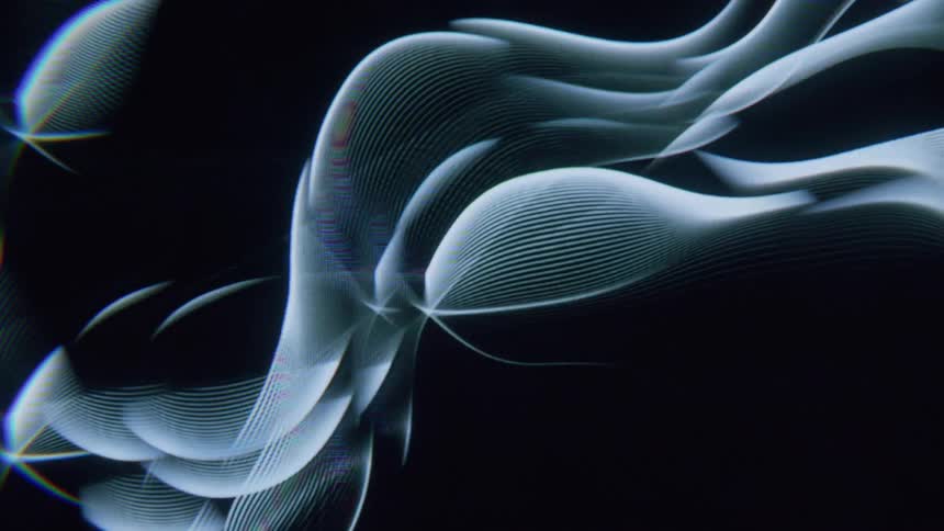 Abstract pattern of lines on a dark background