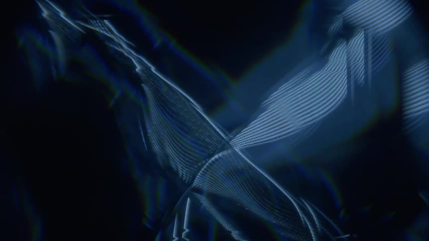 Abstract closeup of a surface with blue tones texture and patterns of light and reflections that create a dynamic and fluid visual effect