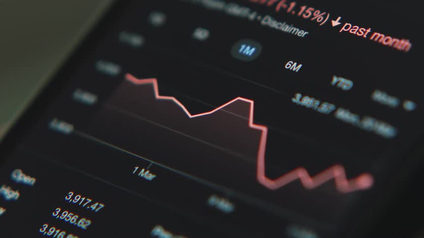 Digital display shows graph and data points