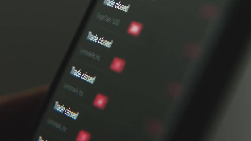 A person is browsing their phone