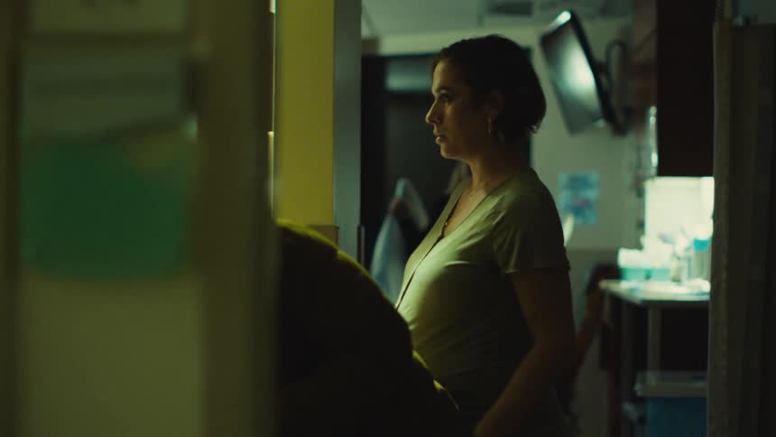 Man and woman in a hospital