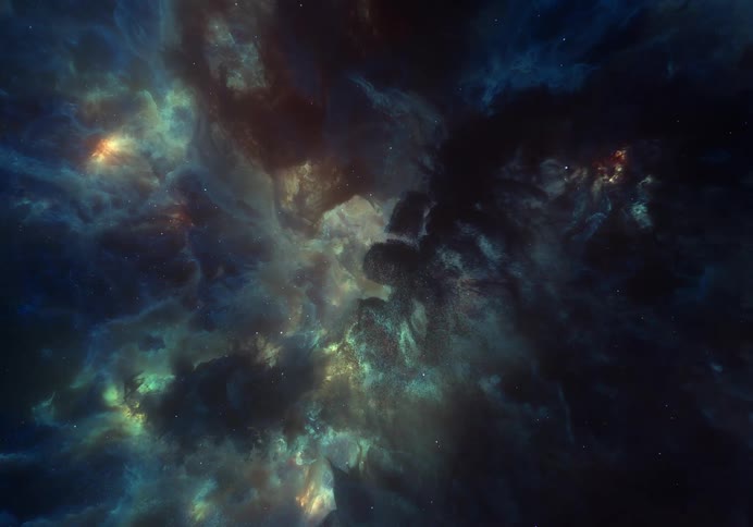 An interpretation of what a giant gas cloud in space does