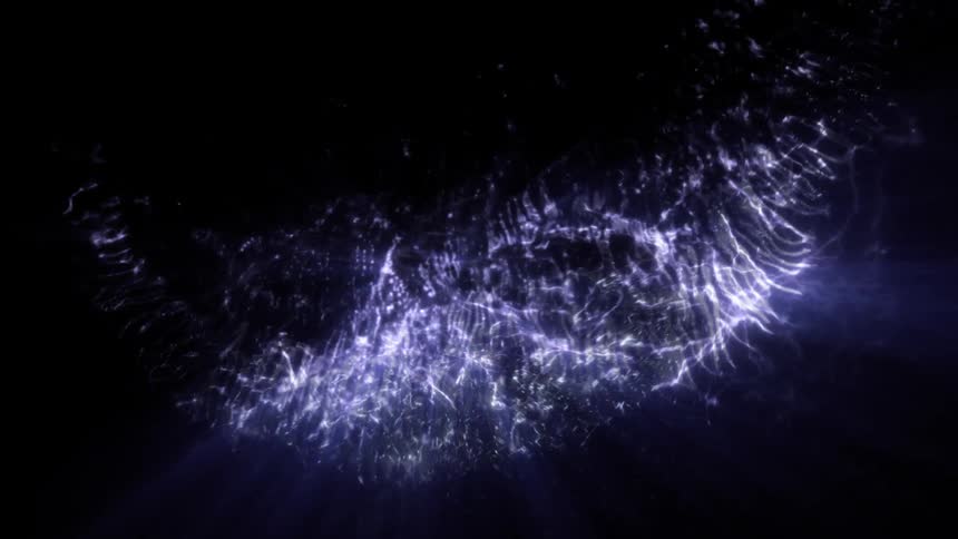 A cluster of bright blue electrical discharges forming an intricate network resembling neural structures