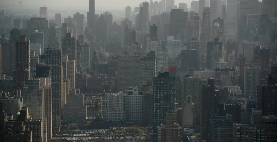 View of the downtown of a city
