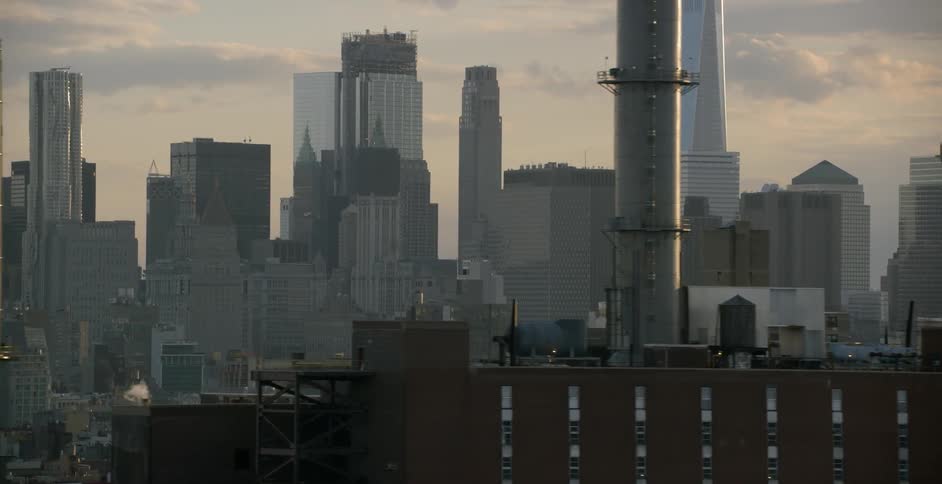 Tall building in a city