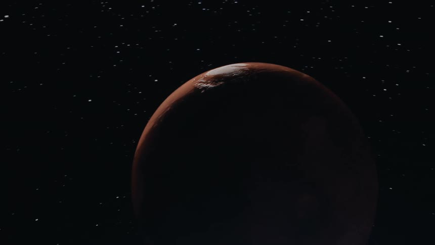 The red planet is full of craters
