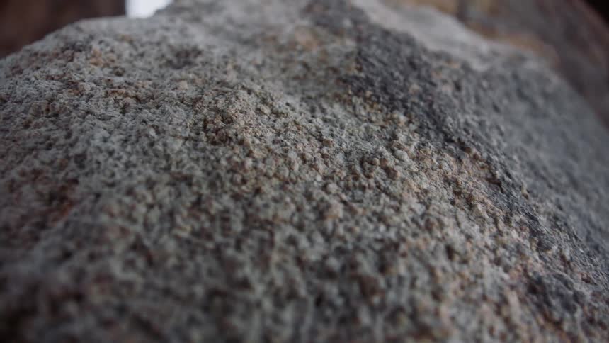 Close up of a gray rock