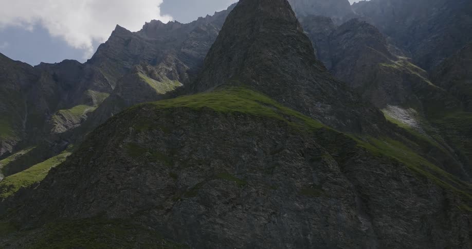 A clip of a mountainous area