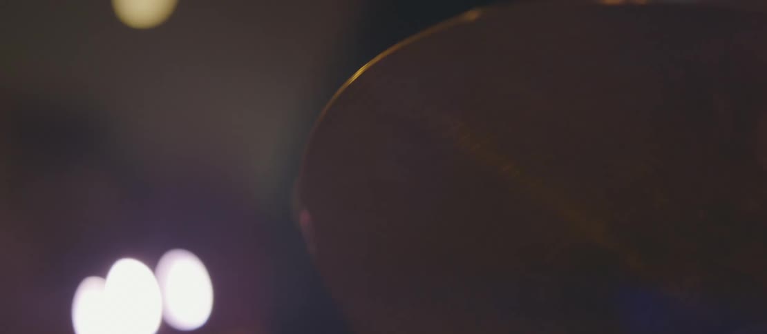 A metal drum kit cymbal moves after being struck