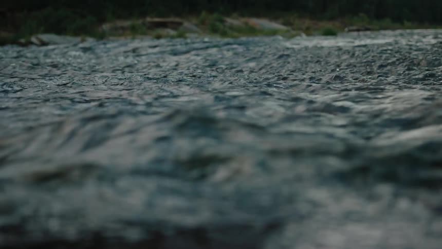 A clip of a flowing river