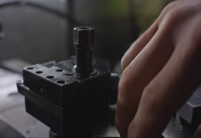 A person is building a device