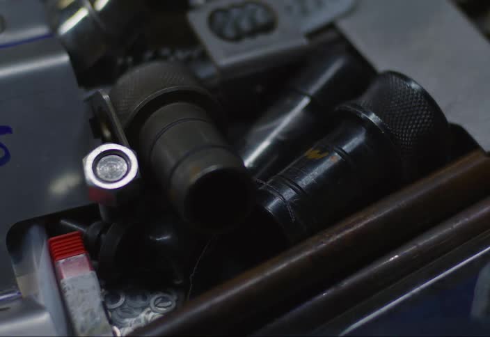 Mechanical components on a surface