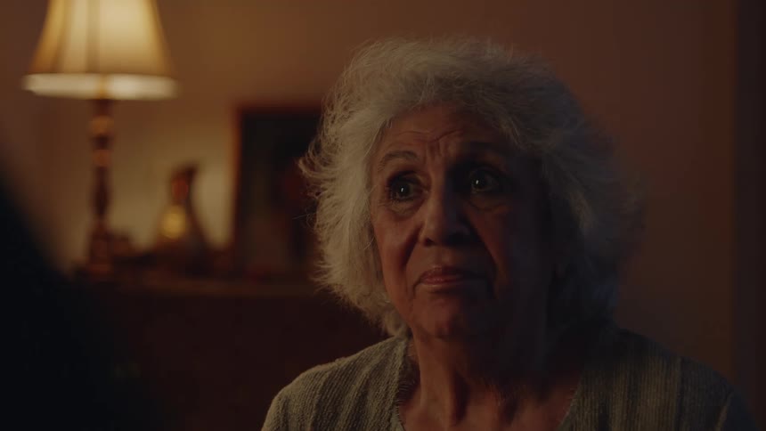 A clip of a granny sitting