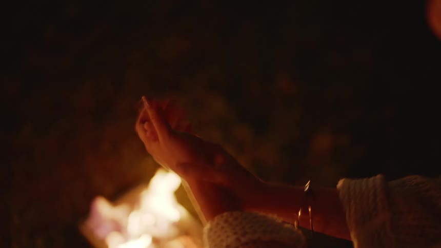 A clip of a person clapping both hands