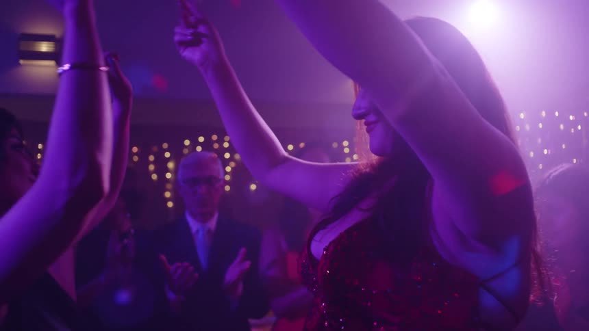 People at a party dancing