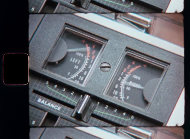 A film clip of a frequency meter