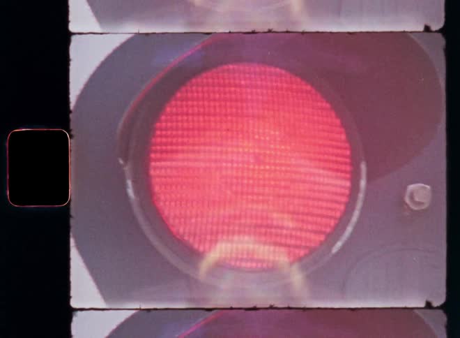 Traffic light flashing red lights